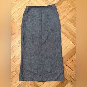 Zara Charcoal Pencil Skirt